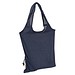 Faltbare Einkaufstasche aus Baumwolle, dunkelblau