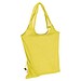Faltbare Einkaufstasche aus Baumwolle, gelb