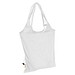 Faltbare Einkaufstasche aus Baumwolle, weiß