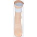 Farbige Tennissocken, 37-41, Peach / White