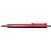 Feld RCS recycelter Kugelschreiber mit Metallic-Finish (schwarze Mine), rot