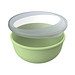 Food-Bowl ToGo, Classic, 1,0 l, geselliges grün/transparent-milchig