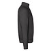 FRUIT OF THE LOOM® Unisex Sweatshirt Zip-Neck, schwarz, S