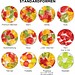 Fruchtgummi Tetraeder, Folie weiß, Trolli  Fruchtgummi Kleeblatt, inkl. Druck