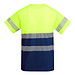 Funktionsshirt Tauri mit kurzen Ärmeln, L, navy/fluor yellow