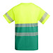 Funktionsshirt Tauri mit kurzen Ärmeln, XL, garden green/fluor yellow