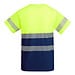 Funktionsshirt Tauri mit kurzen Ärmeln, XXXL, navy/fluor yellow