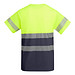 Funktionsshirt Tauri mit kurzen Ärmeln, XXXXL, bleigrau/fluor yellow