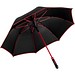 Gastschirm RIMINI, schwarz/rot