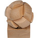 Geduldspiel aus Holz, hellbraun