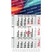 Geiger-Notes Monatskalender Primus 3 Post A Bestseller, inkl. Druck, hellgrau
