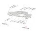 Geschenkartikel: ROMINOX® Key Tool Car/Auto (18 Funktionen) im Motiv-Mäppchen Werkzeug, silber