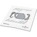 Geschenkartikel: ROMINOX® Key Tool Link (20 Funktionen) im Motiv-Mäppchen Große Helden, silber