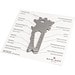 Geschenkartikel: ROMINOX® Key Tool Lion (22 Funktionen) im Motiv-Mäppchen Danke, silber