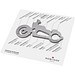 Geschenkartikel: ROMINOX® Key Tool Motorbike / Motorrad (21 Funktionen) im Motiv-Mäppchen Danke, silber
