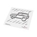 ROMINOX® Key Tool SUV / Auto (19 Funktionen) im Motiv-Mäppchen Frohe Weihnachten