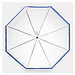 Glockenschirm HONEYMOON,blau, transparent