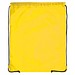 Gymbag aus recyceltem Polyester , gelb