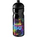 H2O Active® Base 650 ml Sportflasche mit Stülpdeckel, schwarz/schwarz