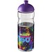 H2O Active® Base 650 ml Sportflasche mit Stülpdeckel, transparent/lila
