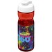 H2O Active® Base Tritan™ 650 ml Sportflasche mit Klappdeckel, rot/weiß