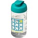 H2O Active® Bop 500 ml Sportflasche mit Klappdeckel, transparent/aquablau