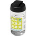 H2O Active® Bop 500 ml Sportflasche mit Klappdeckel, transparent/schwarz
