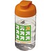 H2O Active® Bop 500 ml Sportflasche mit Klappdeckel, transparent/orange