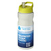 H2O Active® Eco Base 650 ml Sportflasche mit Ausgussdeckel, elfenbeinweiß/ limone