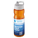 H2O Active® Eco Base 650 ml Sportflasche mit Ausgussdeckel, orange/ weiß