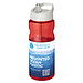 H2O Active® Eco Base 650 ml Sportflasche mit Ausgussdeckel, rot/ weiß