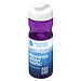 H2O Active® Eco Base 650 ml Sportflasche mit Klappdeckel, lila/ weiß