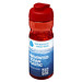 H2O Active® Eco Base 650 ml Sportflasche mit Klappdeckel, rot/ rot