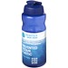 H2O Active® Eco Big Base 1L Sportflasche mit Klappdeckel, blau/blau