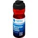 H2O Active® Eco POP Base 650 ml Sportflasche mit Klappdeckel, rot