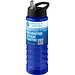 H2O Active® Eco Treble 750 ml Sportflasche mit Stülpdeckel & Trinktülle, blau, schwarz