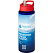 H2O Active® Eco Vibe 850 ml Sportflasche mit Ausgussdeckel, blau, rot
