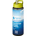 H2O Active® Eco Vibe 850 ml Sportflasche mit Ausgussdeckel, kohle, limone