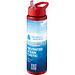 H2O Active® Eco Vibe 850 ml Sportflasche mit Ausgussdeckel, rot, rot