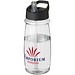 H2O Active® Pulse 600 ml Sportflasche mit Ausgussdeckel, transparent/schwarz