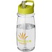 H2O Active® Pulse 600 ml Sportflasche mit Ausgussdeckel, transparent/limone