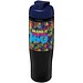 H2O Active® Tempo 700 ml Sportflasche mit Klappdeckel, schwarz/blau