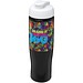 H2O Active® Tempo 700 ml Sportflasche mit Klappdeckel, schwarz/weiß