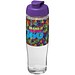 H2O Active® Tempo 700 ml Sportflasche mit Klappdeckel, transparent/lila