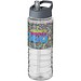 H2O Active® Treble 750 ml Sportflasche mit Ausgussdeckel, transparent/stormgrey