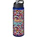 H2O Active® Vibe 850 ml Sportflasche mit Ausgussdeckel, blau/schwarz