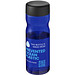 H2O Eco Base 650 ml Sportflasche mit Drehdeckel, blau/schwarz