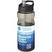 H2O Eco Sportflasche mit Ausgussdeckel, 650 ml, Charcoal/schwarz
