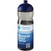 H2O Eco Sportflasche mit Stülpdeckel, 650 ml, kohle/royalblau