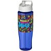 H2O Tempo Sportflasche mit Ausgussdeckel, 700 ml, blau/weiss